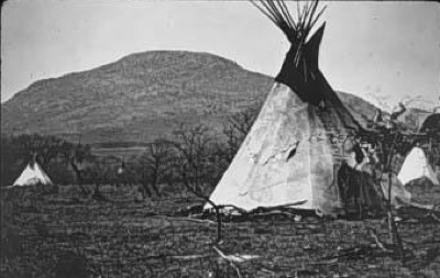 Scorcio di un campo Comanche