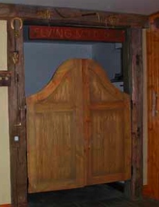 La classica porta di un saloon