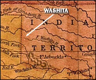 Mappa del Washita